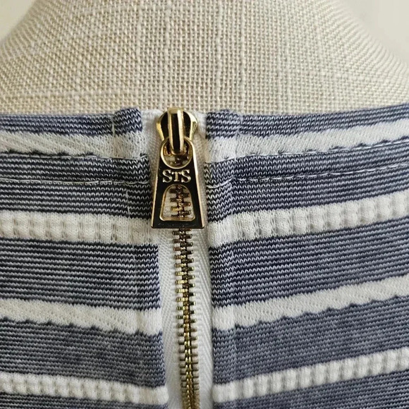 Sail to sable nautical jersey knit dress - Picture 3 of 6